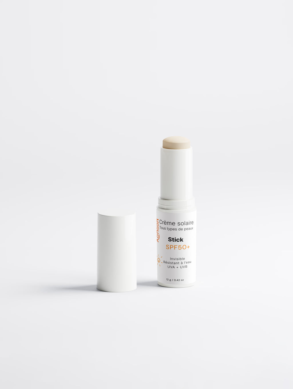 Stick de protection solaire SPF50, sans teinte