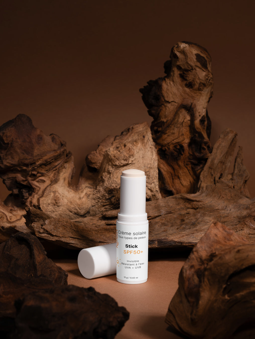 Stick de protection solaire SPF50, sans teinte