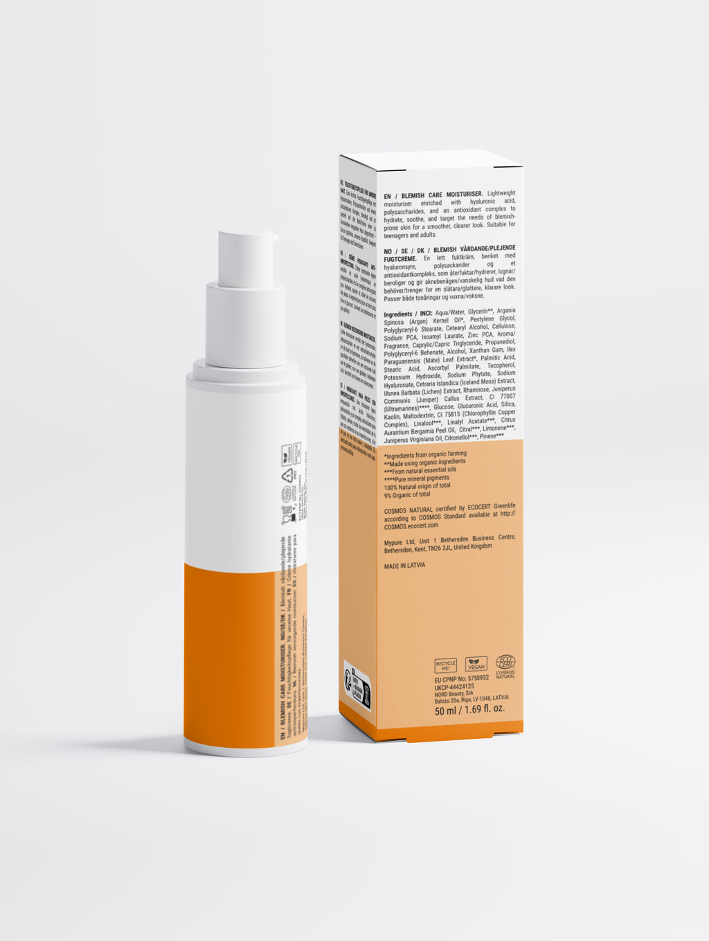 Soin hydratant anti-acné à l'huile d'argan