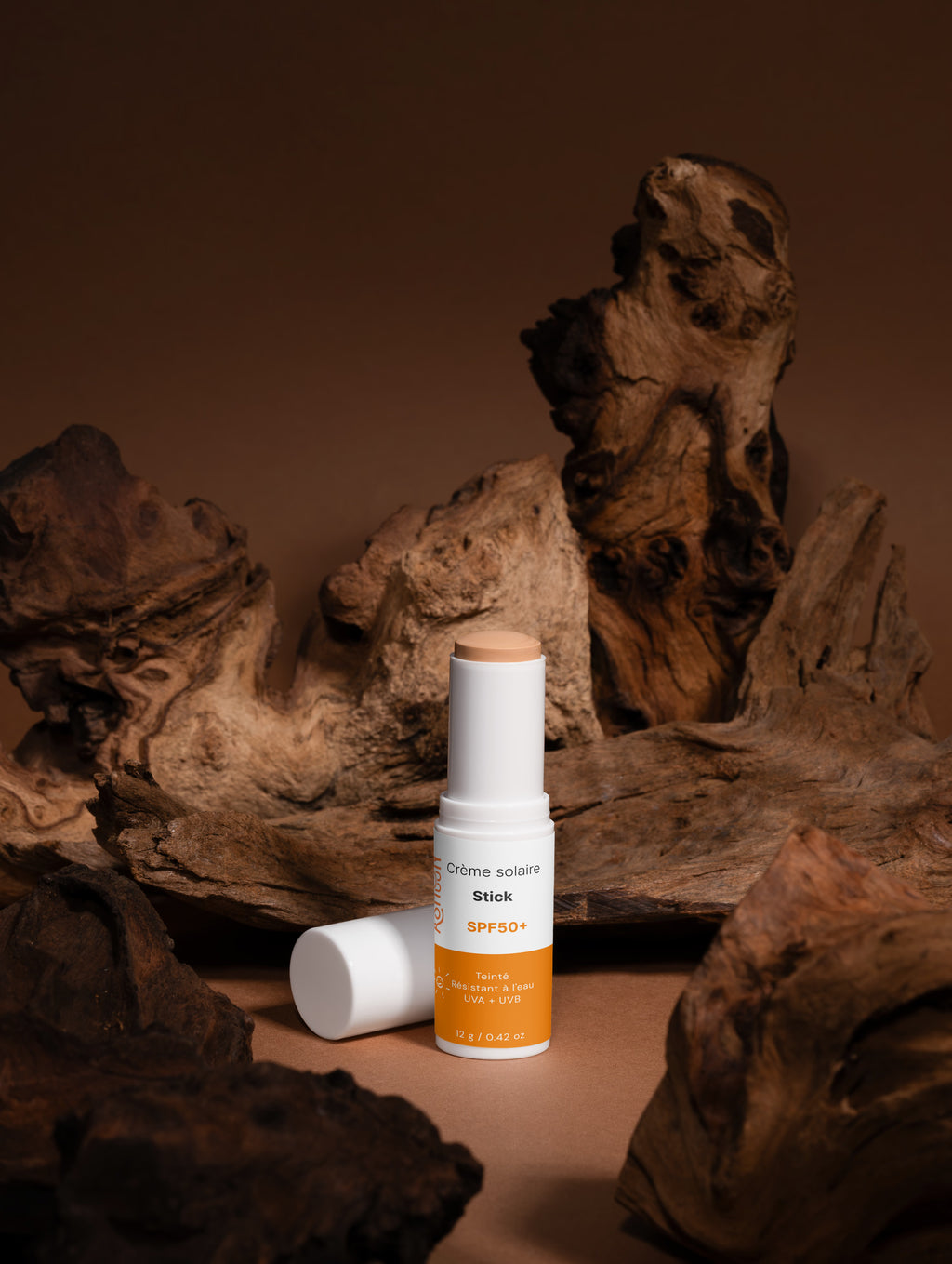 Stick de protection solaire SPF50, teinté