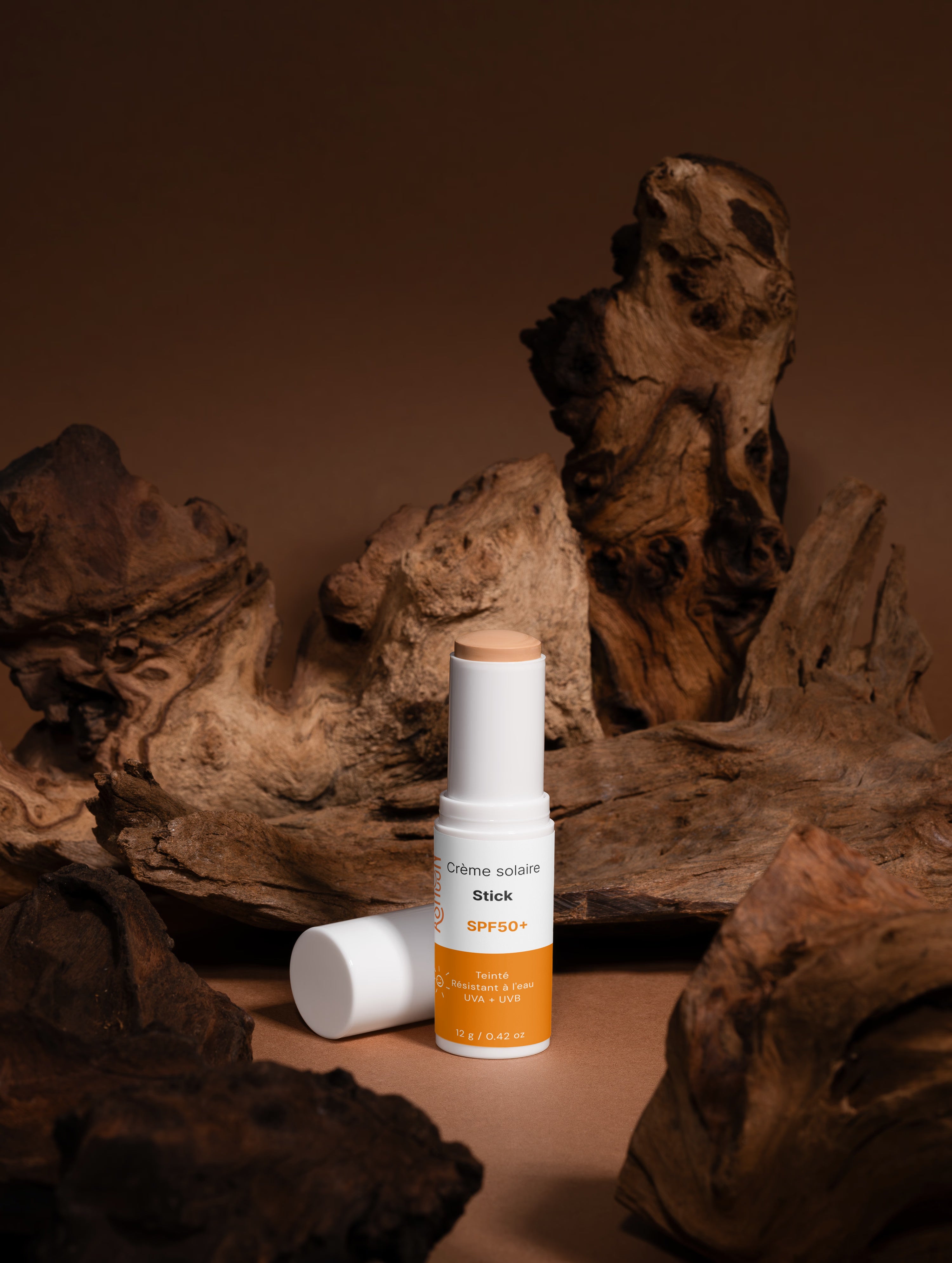 Stick de protection solaire SPF50, teinté