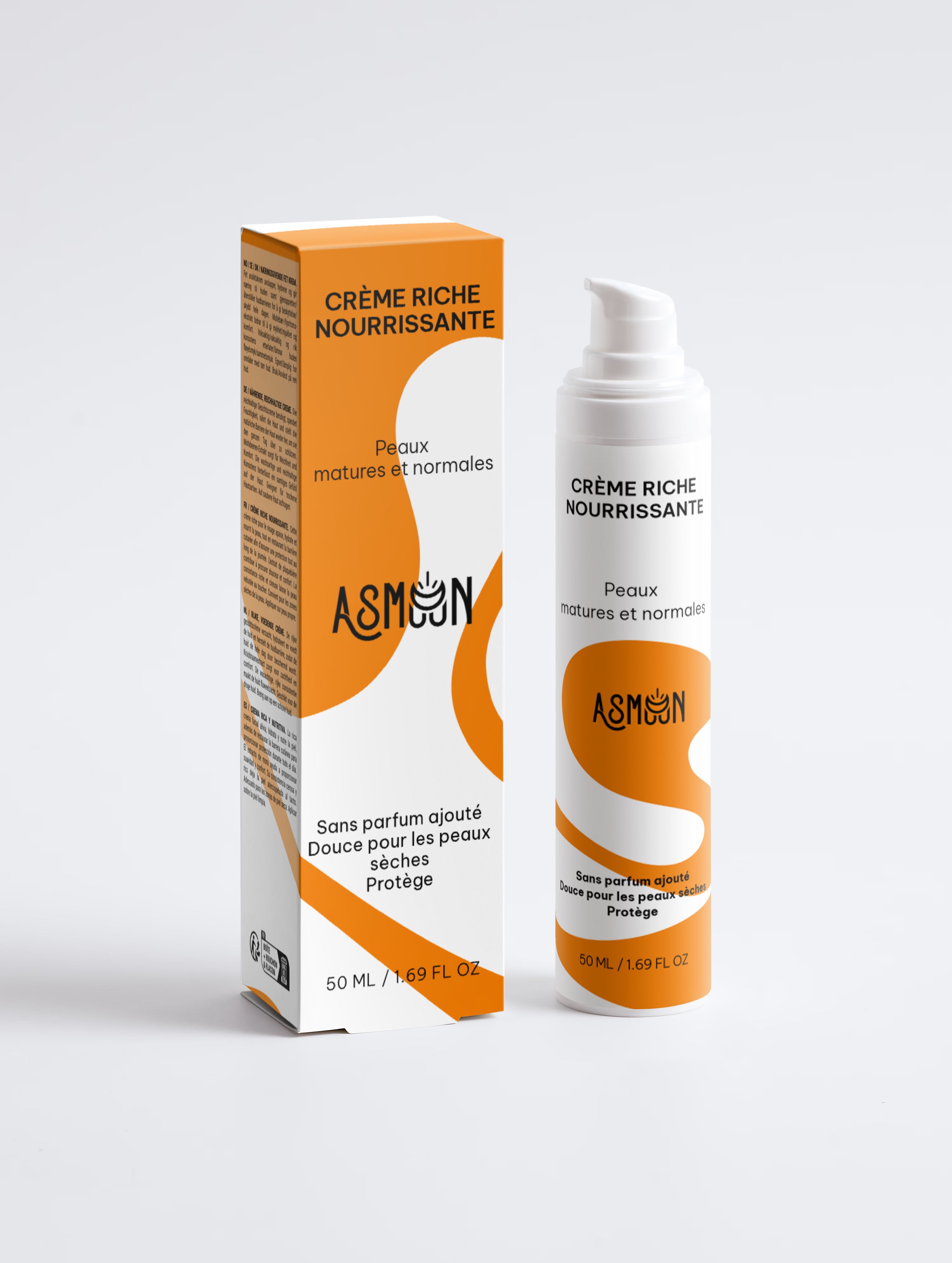 Crème riche et nourrissante, sans parfum
