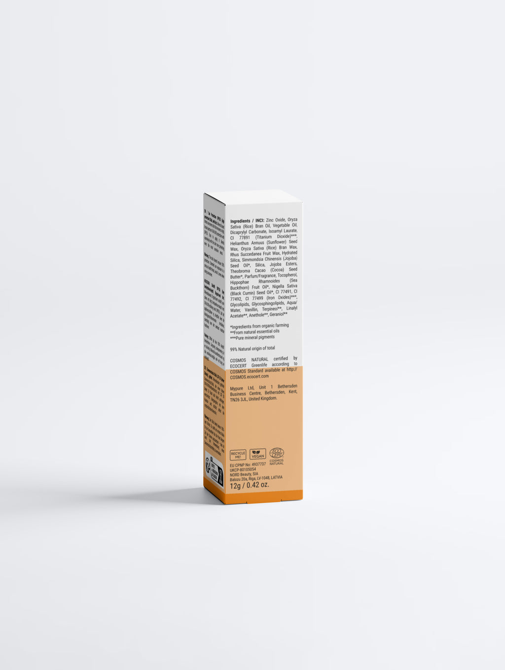 Stick de protection solaire SPF50, teinté